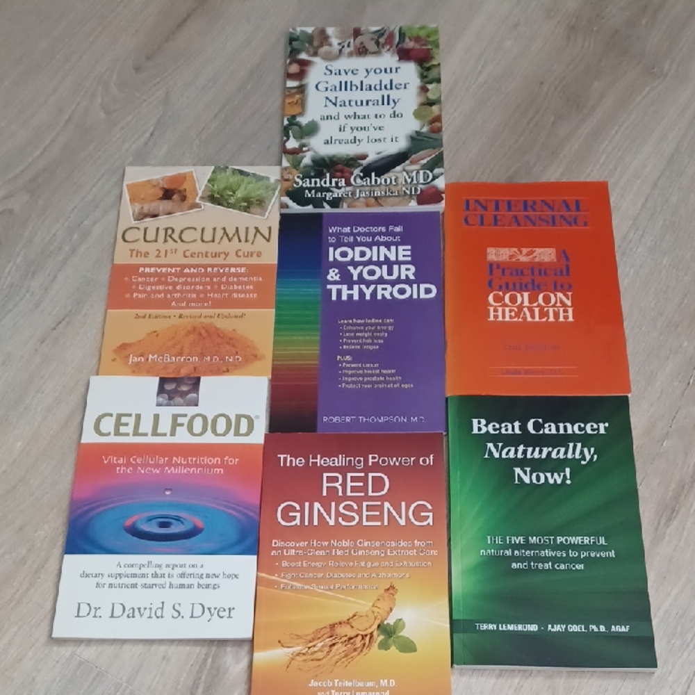 Book Bundle  Collection of Health and Wellness Books. Herbs Holistic Alternative